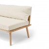 KIDS CONCEPT. Ξύλινο καθιστικό έπιπλο με μαξιλάρια SAGA (φυσικό-κρεμ)