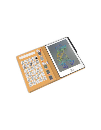 KIDYWOLF: Tablet ζωγραφικής με οθόνη LCD (30 κάρτες)- Animals