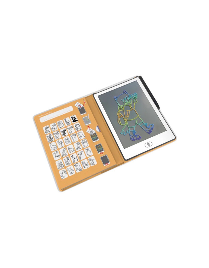 Kidywolf Kids Writing Tablet LCD Screen 30 Animals Cards