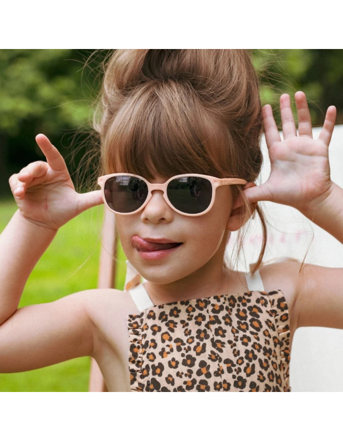 KiETLA Wazz 2-4 Years Kids Sunglasses - Wayfarer Apricot