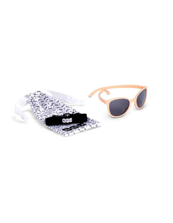 KiETLA Wazz 2-4 Years Kids Sunglasses - Wayfarer Apricot