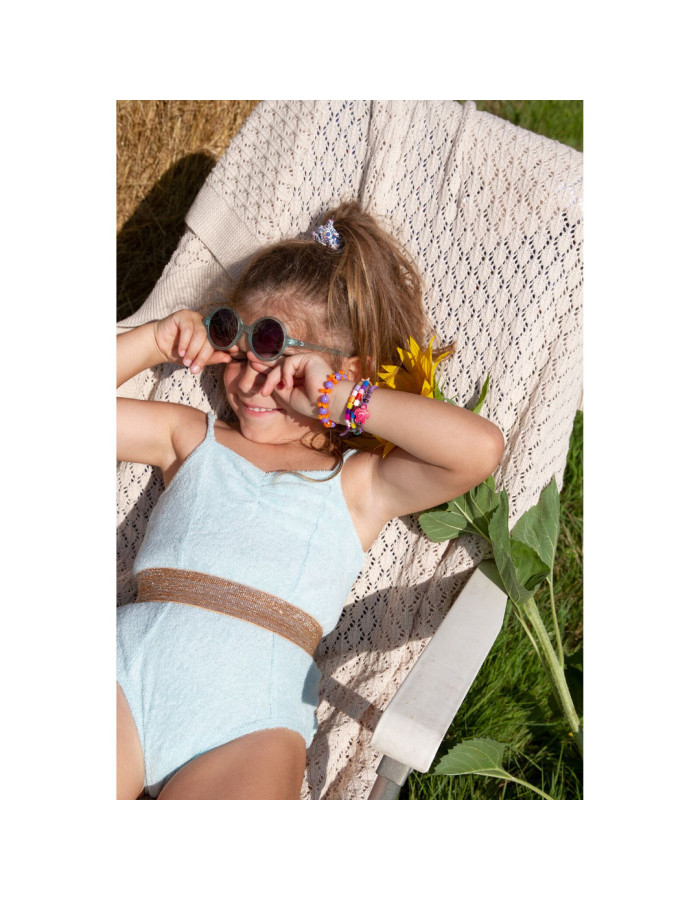 KiETLA: 4-6 Years Woam Sunglasses - Blue Sky