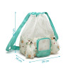 Kiokids Fabric Beach Bag Backpack Waterproof Beige Kiokids Fabric Beach Bag Backpack Waterproof Beige
