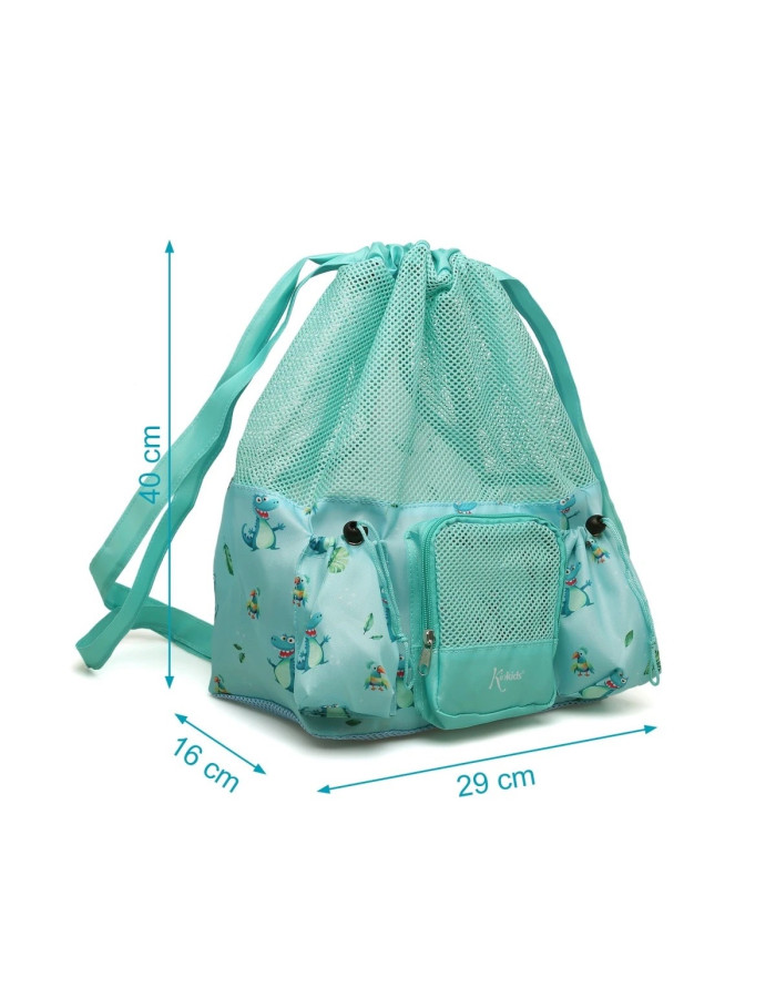 Kiokids Kids Bag Green 30cmx30cmcm
