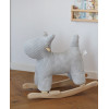 Tryco Rocking Toy Dog for 18++ months Gray