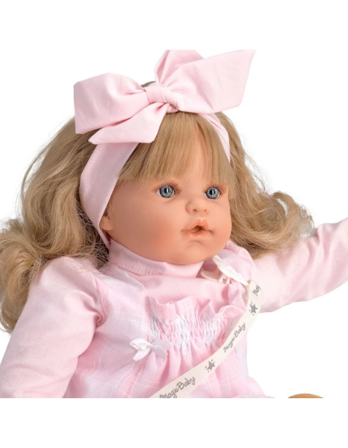 Magic Baby Doll Crying Susy Pink Dress Long Sleeve Magic Baby Doll Crying Susy Pink Dress Long Sleeve