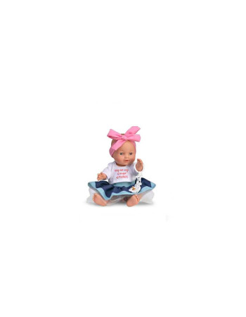 Magic baby Cheiropoíito Moró me Roz Fiónko  Magic baby Handmade Baby with Pink Bow
