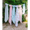 organic  cotton muslin 120 x 120 cm