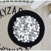 Black Ball Pit  with grey / white balls