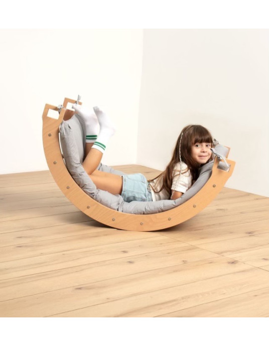 Pikler Arch with gray cushion Pikler Arch with gray cushion