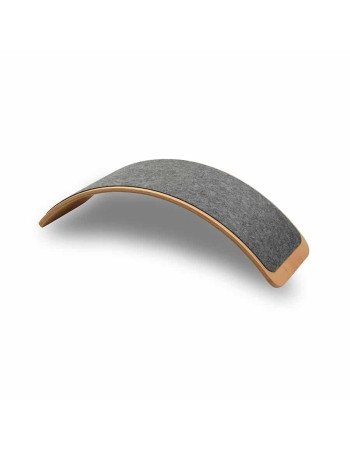 wooden balance board - dark grey