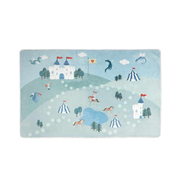 Brave Knights Rug – Larisa & Pumpkin