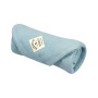Organic cotton muslin 120 x 120 cm - light blue