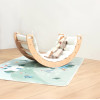 Pikler Arch with white minimal pillow