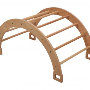 Ξύλινη γέφυρα αναρρίχησης Pikler 2 σε 1 