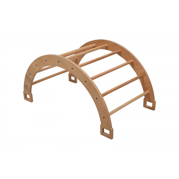 Ξύλινη γέφυρα αναρρίχησης Pikler 2 σε 1
