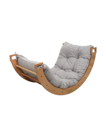 Pikler Arch with gray cushion