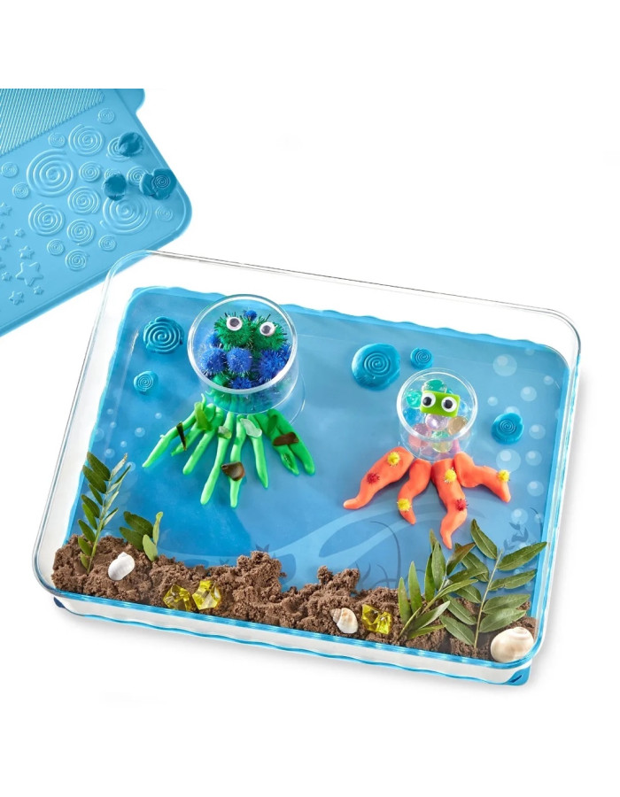 Hand2Mind Set of trays for sensory activities Educational Game Experiments for 3+ Years Old