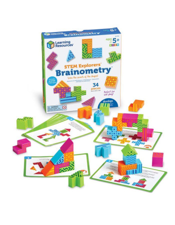 Learning Resources Explorers Brainometry STEM Educational Game Knowledge for 5+ Years Old