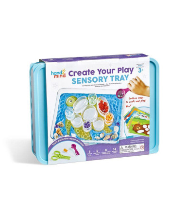 Hand2Mind Set of trays for sensory activities Educational Game Experiments for 3+ Years Old