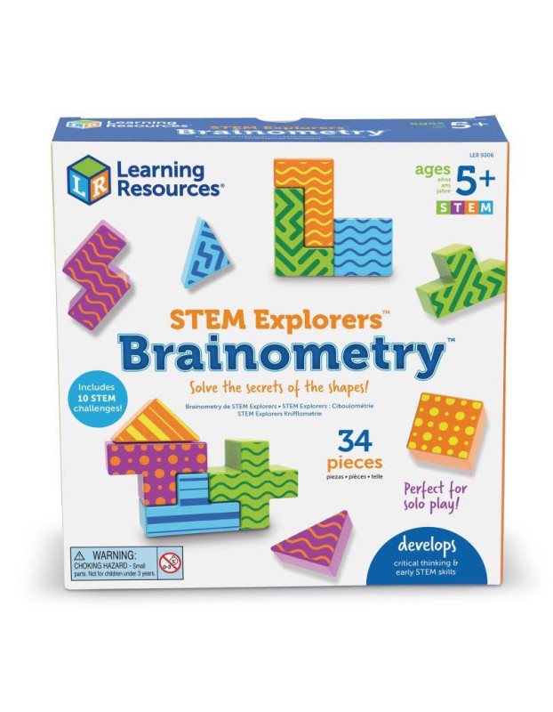 Learning Resources Explorers Brainometry STEM Εκπαιδευτικό Παιχνίδι Γνώσεων για 5+ Ετών