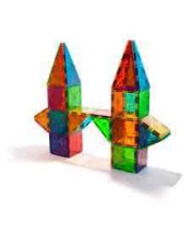 Μαγνητικά Πλακίδια Magna-Tiles Clear Colors 100τμχ