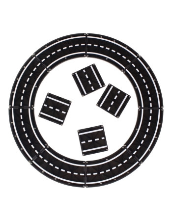 Magna-Tiles μαγνητικά Πλακίδια σετ 12τμχ XTRAS Roads