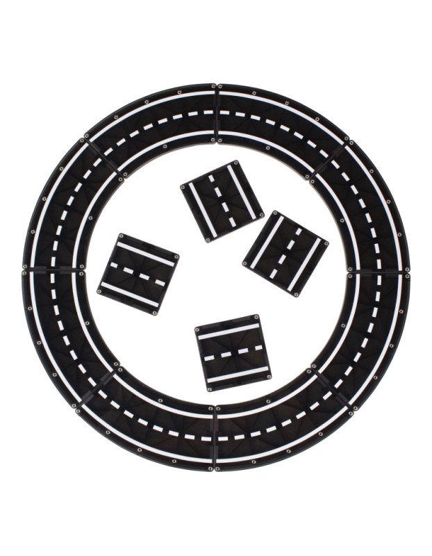 Magna-Tiles μαγνητικά Πλακίδια σετ 12τμχ XTRAS Roads