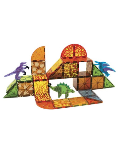 Magna-Tiles 40 Piece Dino World Magnetic Game
