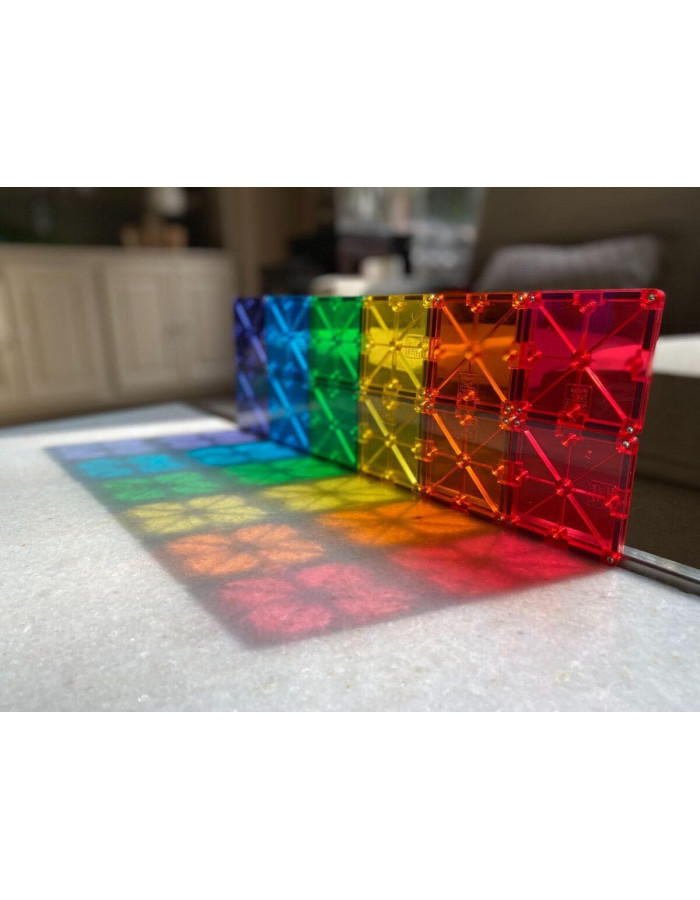 Μαγνητικά Πλακίδια Magna-Tiles Clear Colors 100τμχ