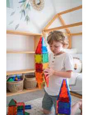 Μαγνητικά Πλακίδια Magna-Tiles Clear Colors 100τμχ
