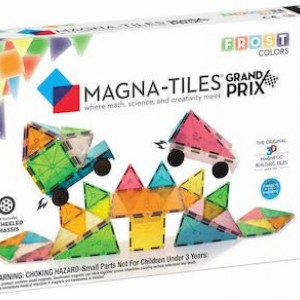 Magna-Tiles Μαγνητικό Παιχνίδι Κατασκευών Frost Colors Grand Prix για Παιδιά 3+ Ετών