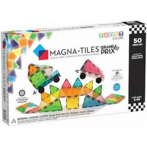 Magna-Tiles Μαγνητικό Παιχνίδι Κατασκευών Frost Colors Grand Prix για Παιδιά 3+ Ετών