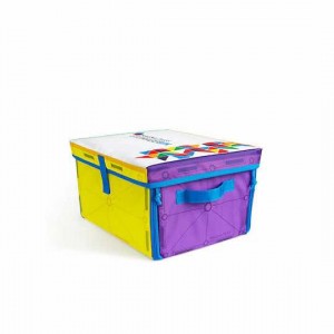 Magna-Tiles Πτυσσόμενο Παιδικό Κουτί Αποθήκευσης από Ύφασμα Πολύχρωμο