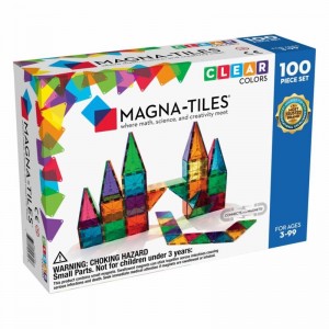 Μαγνητικά Πλακίδια Magna-Tiles Clear Colors 100τμχ