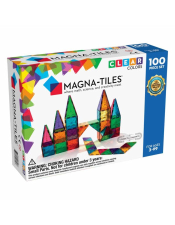 Μαγνητικά Πλακίδια Magna-Tiles Clear Colors 100τμχ