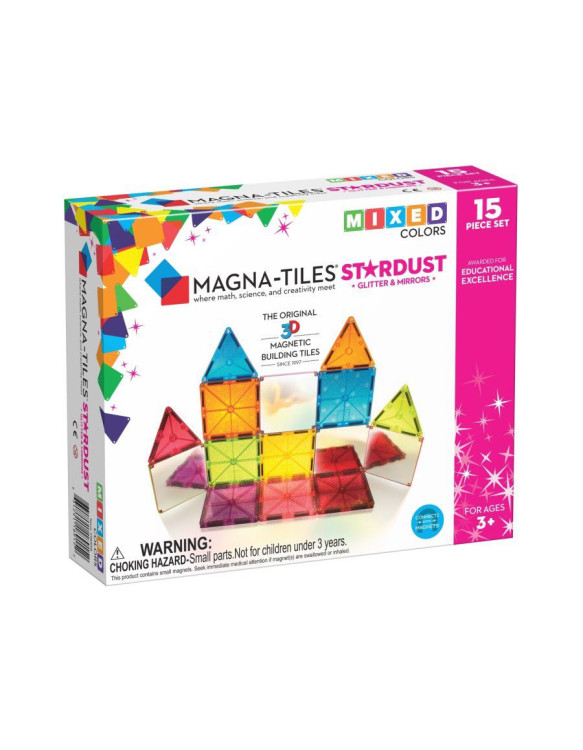 Magna-Tiles Stardust Set-15 Τμχ Magna-Tiles Stardust Set-15 Τμχ
