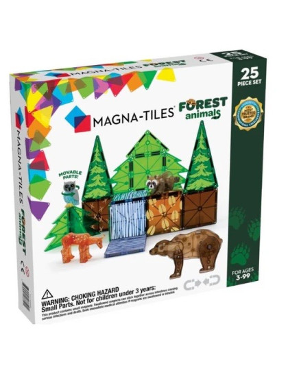 Magna-Tiles Magnetic Construction Toy Forest Animals Kid 3++ years Magna-Tiles Magnetic Construction Toy Forest Animals Kid 3++ years