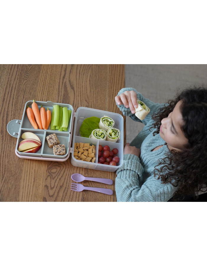 Melii Plastic Kids Food Container 0.118lt Light Blue