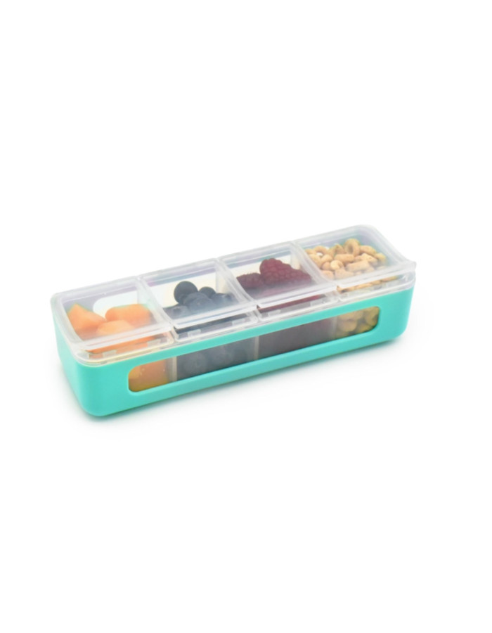 Melii Plastic Kids Food Container Blue