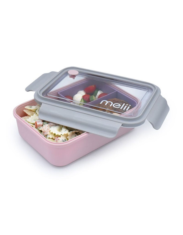 Melii Plastic Kids Food Container 1.25lt Lilac