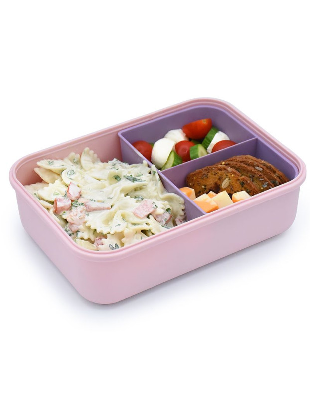 Melii Plastic Kids Food Container 1.25lt Lilac
