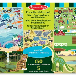 Βιβλίο με επαναχρησιμοποιούμενα 150 αυτοκόλλητα 