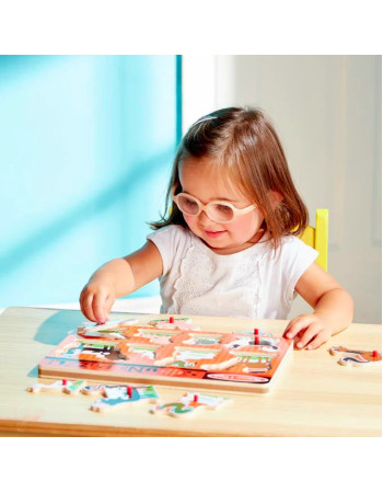 Farm Animals Sound Puzzle - 8 Pieces