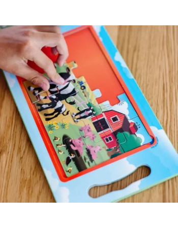 MAGNETIC FARM 15 PIECE PUZZLE BOOK 2
