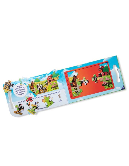 MAGNETIC FARM 15 PIECE PUZZLE BOOK 2