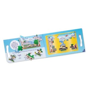 BOOK 2 PUZZLES 15 PCS. MAGNETIC VEHICLES