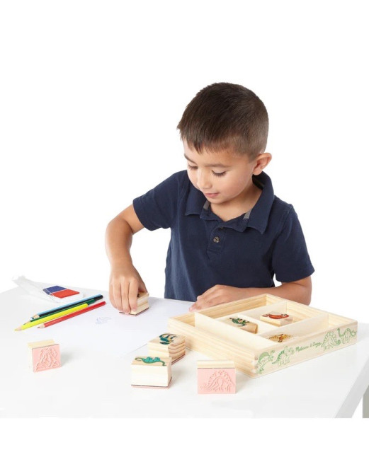 Wooden Stamp Set - Dinosaurs
