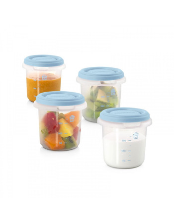 SET 4 HERMISIZED 0.25L BLUE