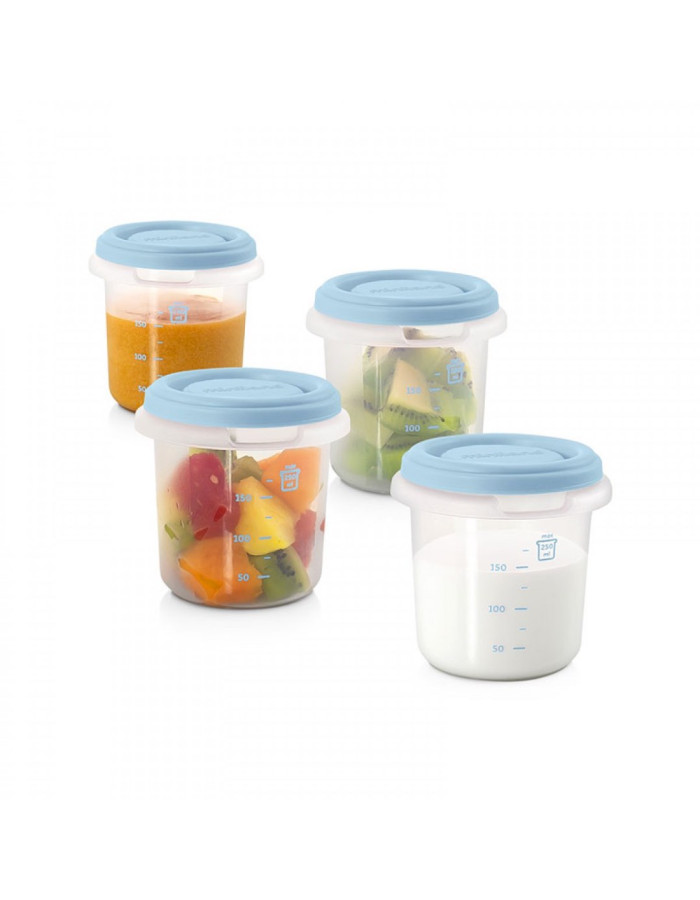 SET 4 HERMISIZED 0.25L BLUE